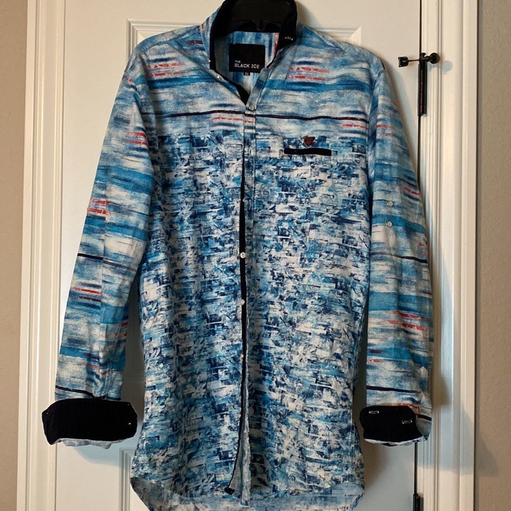 The black ice button down XL